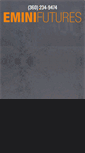 Mobile Screenshot of eminifutures.com