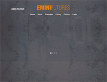 Tablet Screenshot of eminifutures.com